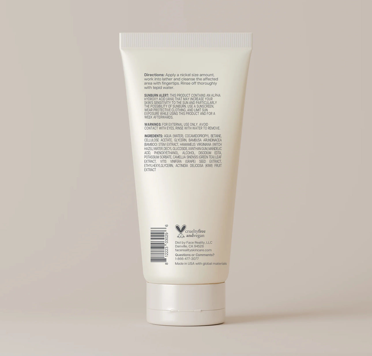 Face Reality Mandelic Face and Body Scrub