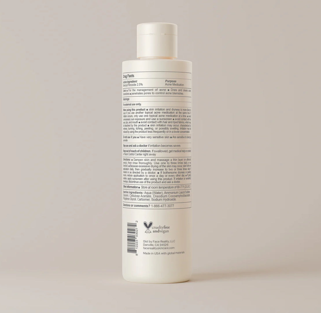 Face Reality Acne face and body scrub